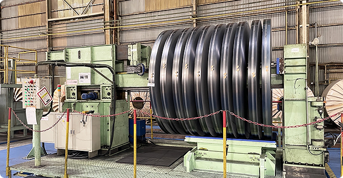 スリット系の梱包設備イメージ